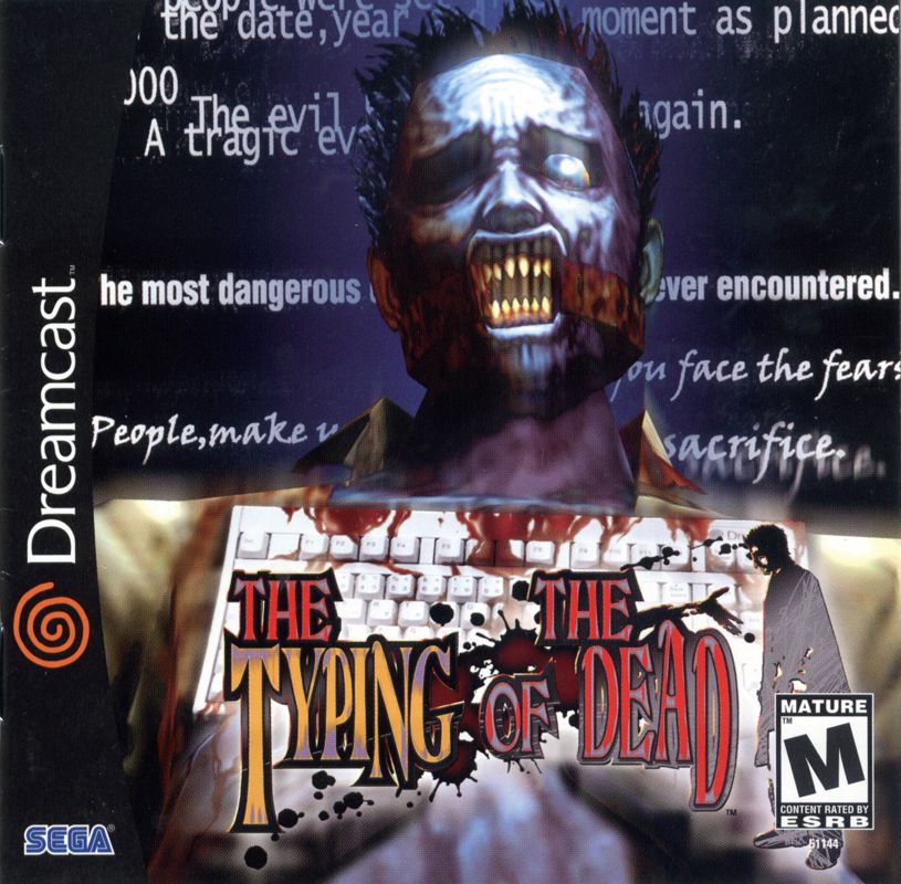 Typing of the Dead box art for Sega Dreamcast